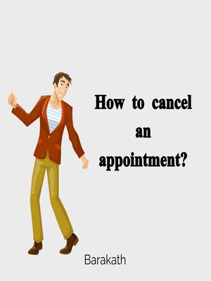 cover image of How to cancel an appointment?